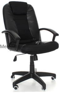 BIUROWY FOTEL OBROTOWY SKÓRA EKO + SIATKA 7410